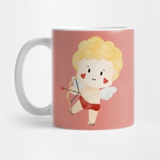 Cute Blonde Valentines day Angel Cupid Mug